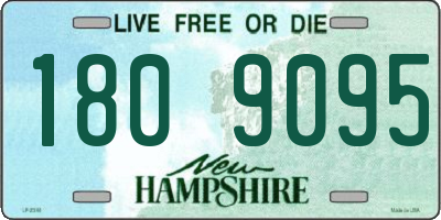 NH license plate 1809095