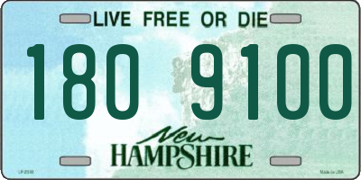 NH license plate 1809100
