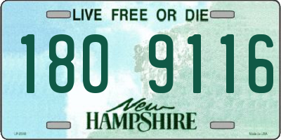 NH license plate 1809116