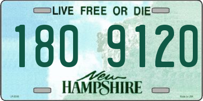 NH license plate 1809120