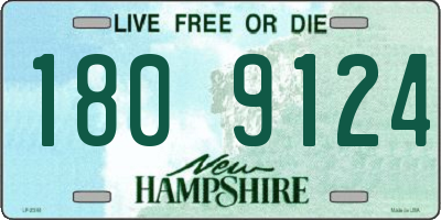 NH license plate 1809124