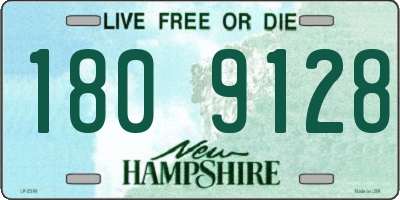 NH license plate 1809128