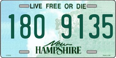 NH license plate 1809135