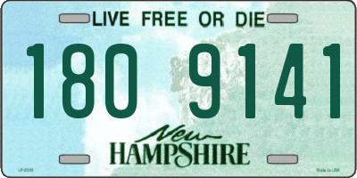 NH license plate 1809141