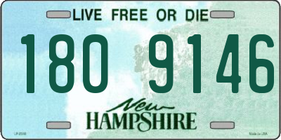 NH license plate 1809146