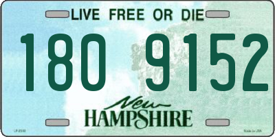 NH license plate 1809152