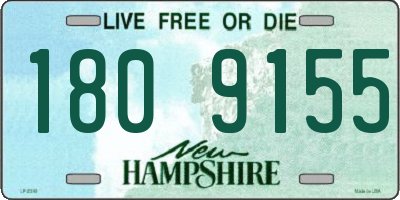 NH license plate 1809155