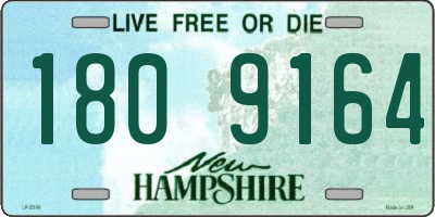 NH license plate 1809164