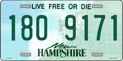 NH license plate 1809171