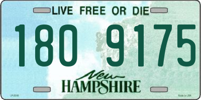 NH license plate 1809175