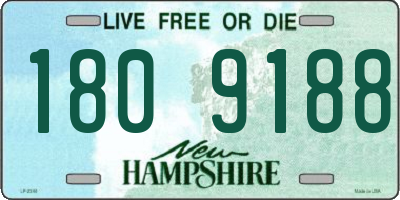 NH license plate 1809188