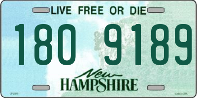 NH license plate 1809189