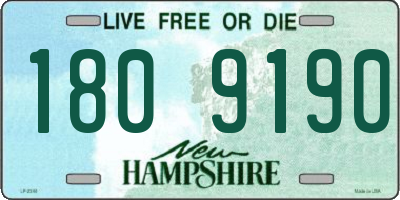 NH license plate 1809190