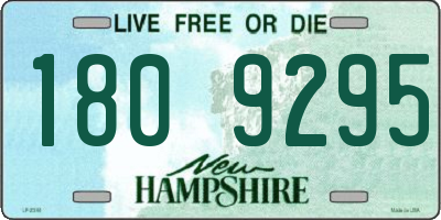 NH license plate 1809295