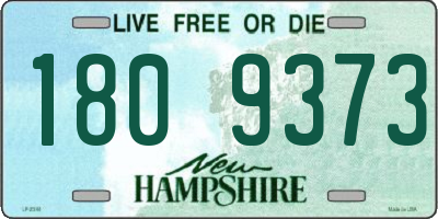 NH license plate 1809373