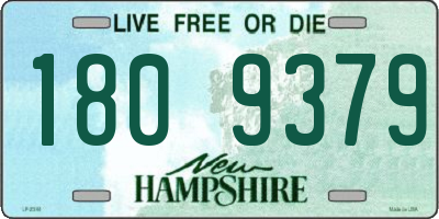 NH license plate 1809379