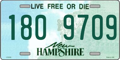 NH license plate 1809709