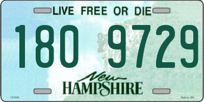 NH license plate 1809729