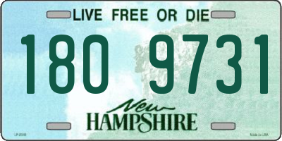 NH license plate 1809731