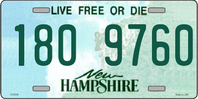 NH license plate 1809760
