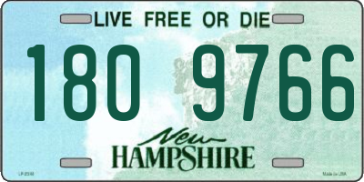 NH license plate 1809766
