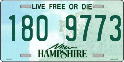 NH license plate 1809773