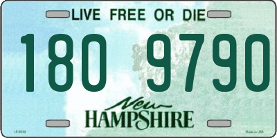 NH license plate 1809790
