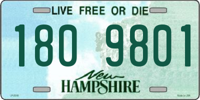 NH license plate 1809801