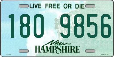 NH license plate 1809856