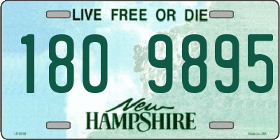 NH license plate 1809895