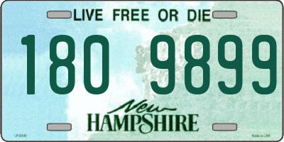 NH license plate 1809899