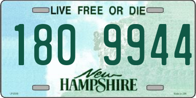 NH license plate 1809944