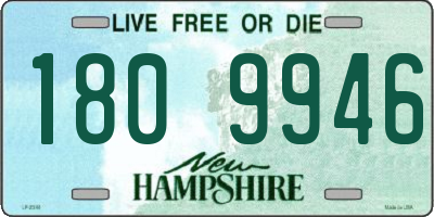 NH license plate 1809946