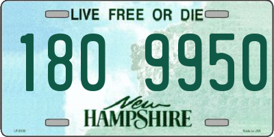 NH license plate 1809950