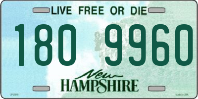 NH license plate 1809960