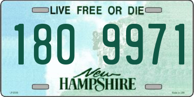 NH license plate 1809971