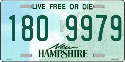 NH license plate 1809979