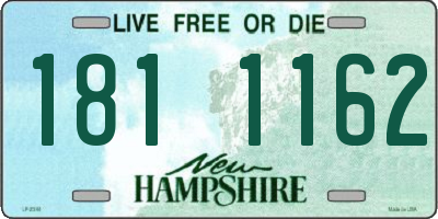 NH license plate 1811162