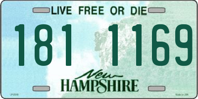 NH license plate 1811169