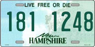NH license plate 1811248