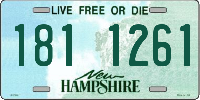 NH license plate 1811261
