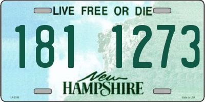 NH license plate 1811273