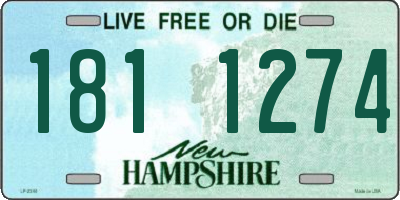 NH license plate 1811274