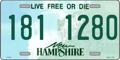 NH license plate 1811280