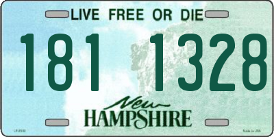 NH license plate 1811328