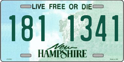 NH license plate 1811341