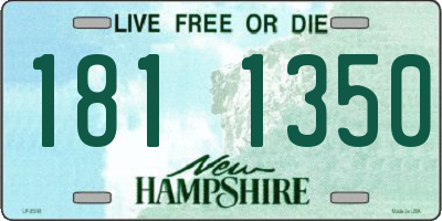 NH license plate 1811350