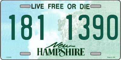NH license plate 1811390