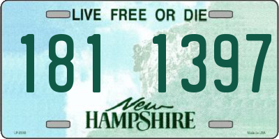 NH license plate 1811397
