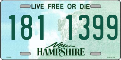 NH license plate 1811399